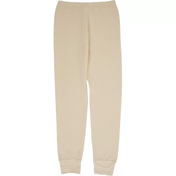 imageFruit of the Loom Girls Premium 2Pack Thermal Waffle BottomBlackNatural