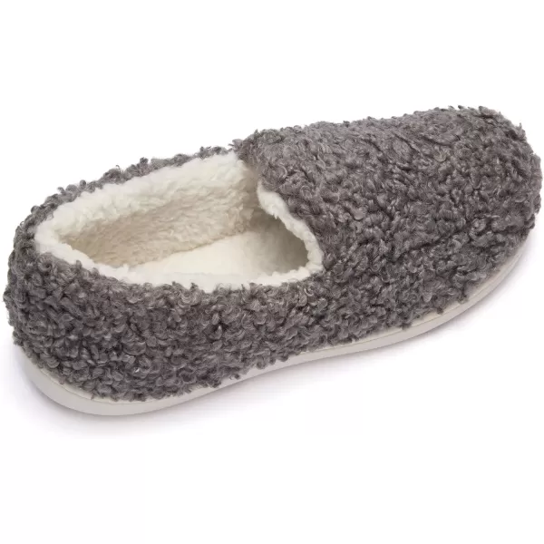 imageFruit of the Loom Womens Berber Loafer SlipperGrey