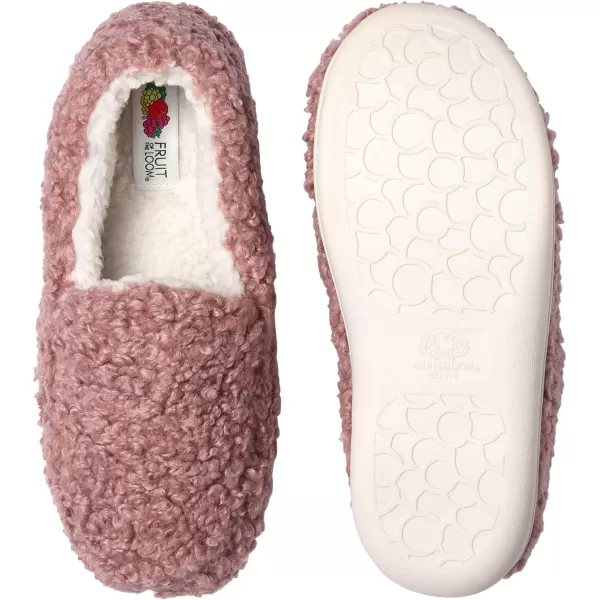 imageFruit of the Loom Womens Berber Loafer SlipperPink