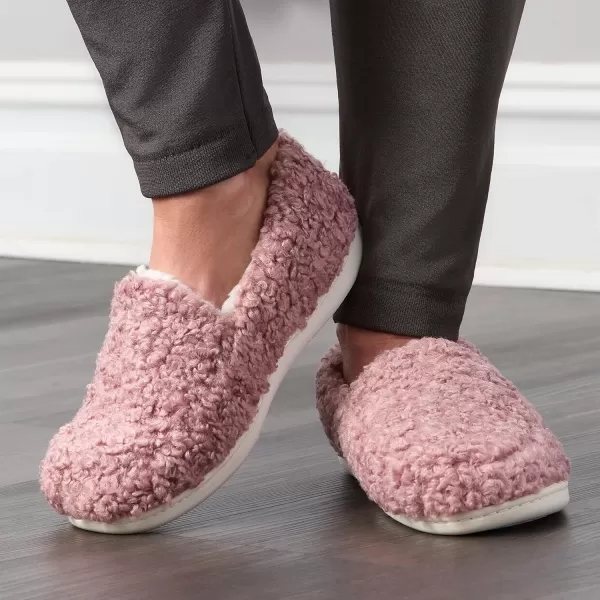 imageFruit of the Loom Womens Berber Loafer SlipperPink