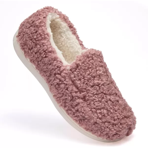 imageFruit of the Loom Womens Berber Loafer SlipperPink