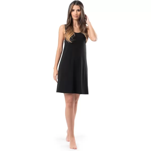 imageFruit of the Loom Womens Breathable Sleep ChemiseBlack