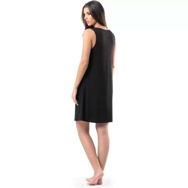 imageFruit of the Loom Womens Breathable Sleep ChemiseBlack