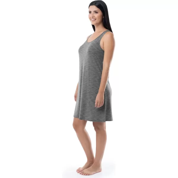imageFruit of the Loom Womens Breathable Sleep ChemiseHeather Grey