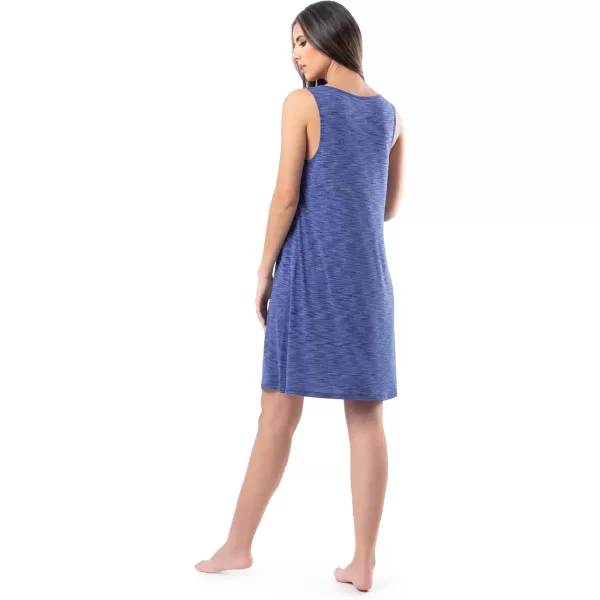 imageFruit of the Loom Womens Breathable Sleep ChemiseHeather Navy