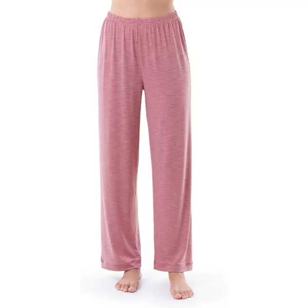 imageFruit of the Loom Womens Short Sleeve Tee and Pant 2 Piece Sleep Pajama SetAntique Heather Blush