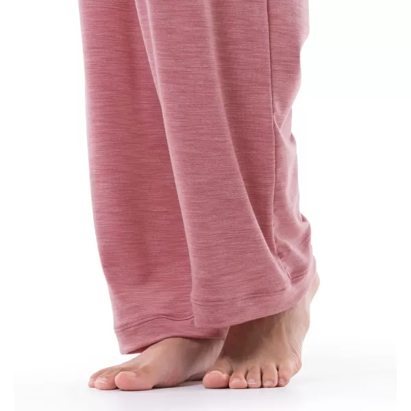 imageFruit of the Loom Womens Short Sleeve Tee and Pant 2 Piece Sleep Pajama SetAntique Heather Blush