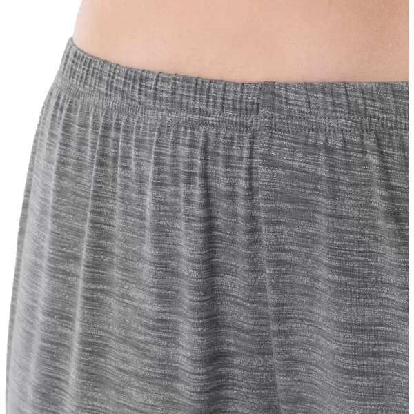 imageFruit of the Loom Womens Short Sleeve Tee and Pant 2 Piece Sleep Pajama SetHeather Grey