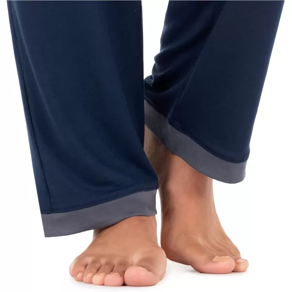 imageFruit of the Loom Womens Short Sleeve Tee and Pant 2 Piece Sleep Pajama SetMidnight Blue