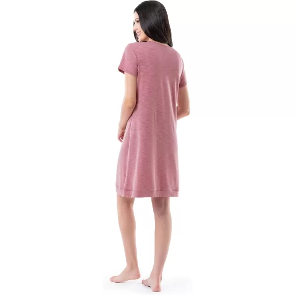 imageFruit of the Loom Womens Super Soft and Breathable Sleep ShirtAntique Heather Blush