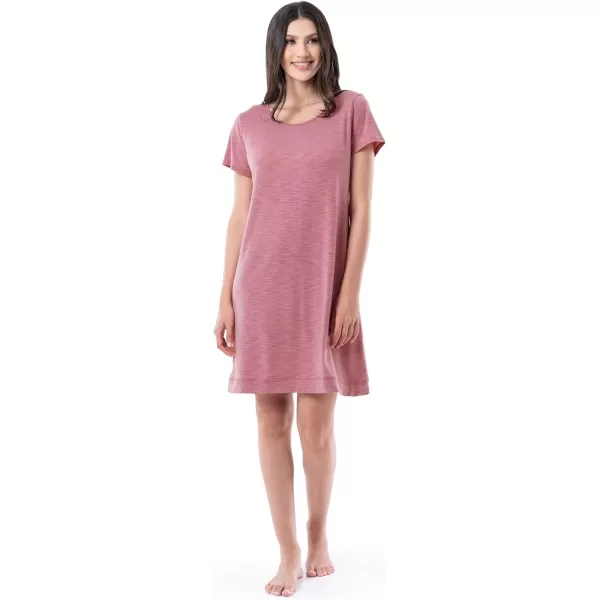 imageFruit of the Loom Womens Super Soft and Breathable Sleep ShirtAntique Heather Blush