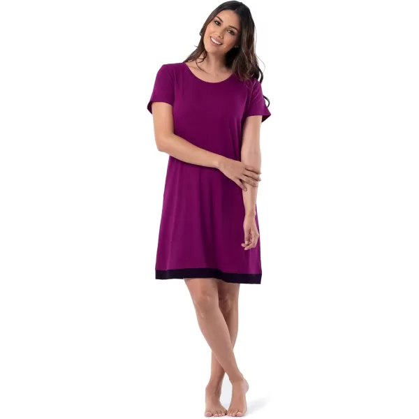 imageFruit of the Loom Womens Super Soft and Breathable Sleep ShirtBerry