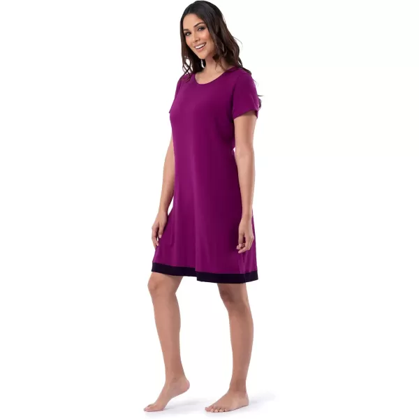 imageFruit of the Loom Womens Super Soft and Breathable Sleep ShirtBerry