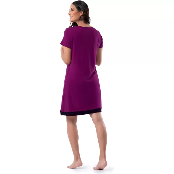 imageFruit of the Loom Womens Super Soft and Breathable Sleep ShirtBerry
