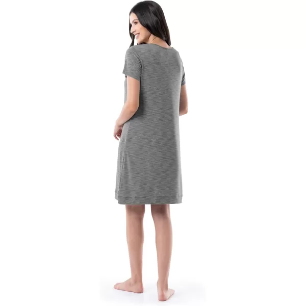 imageFruit of the Loom Womens Super Soft and Breathable Sleep ShirtHeather Grey