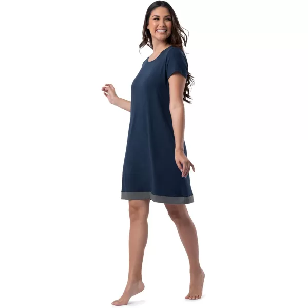 imageFruit of the Loom Womens Super Soft and Breathable Sleep ShirtMidnight Blue