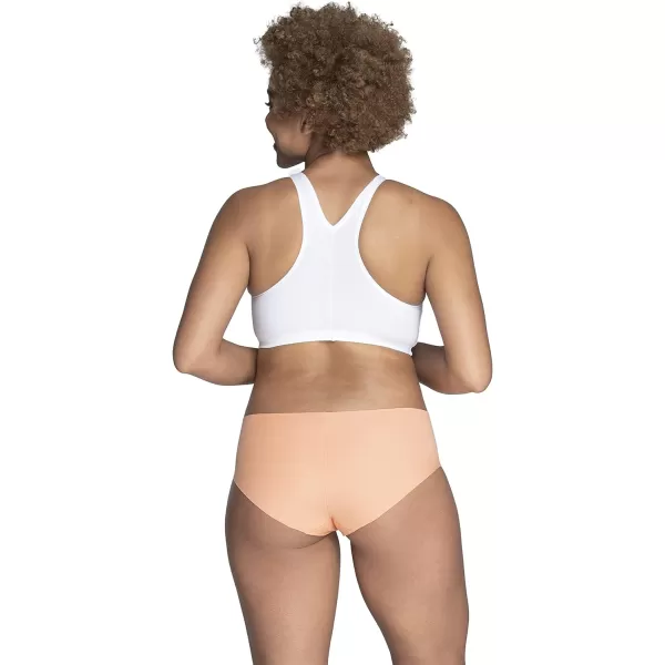 imageFruit of the Loom Womens Underwear Pima Cotton Blend Fabric Super Smooth Raw Cut EdgesHipster  3 Pack  NudeSilverBlack