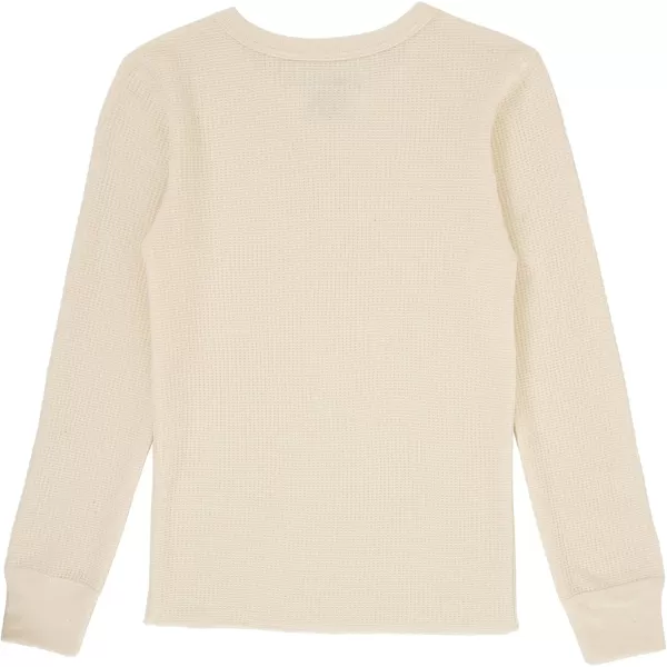 imageFruit of the Loom boys Premium 2pack Thermal Waffle Crew TopBlackNatural