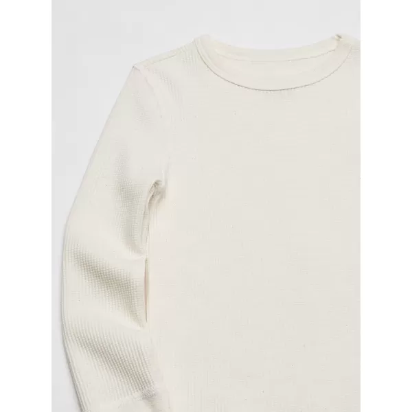 imageFruit of the Loom boys Premium 2pack Thermal Waffle Crew TopHeather GreystoneNatural