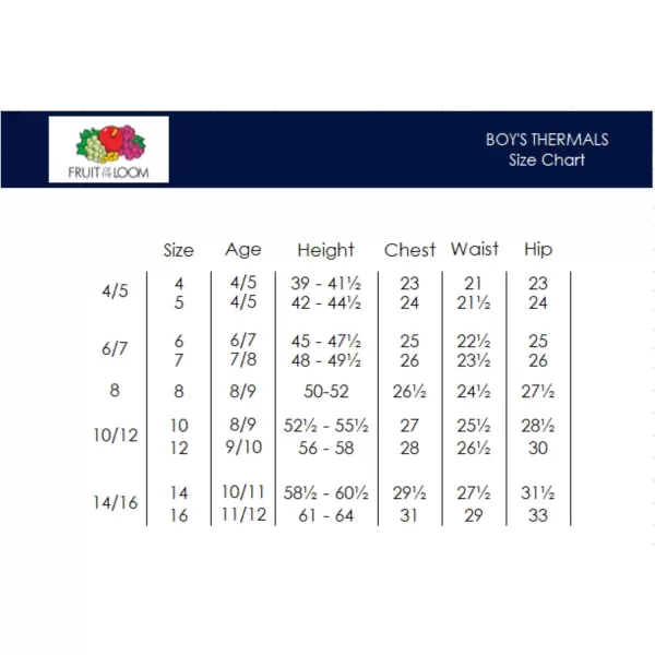 imageFruit of the Loom boys Premium Thermal Waffle Underwear SetBlack