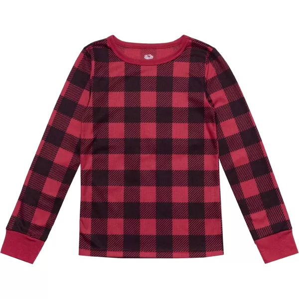 imageFruit of the Loom boys Premium Thermal Waffle Underwear SetBuffalo Check