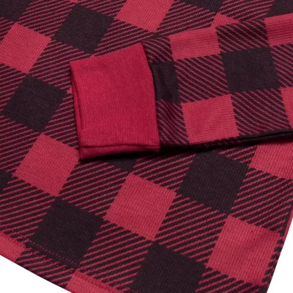 imageFruit of the Loom boys Premium Thermal Waffle Underwear SetBuffalo Check