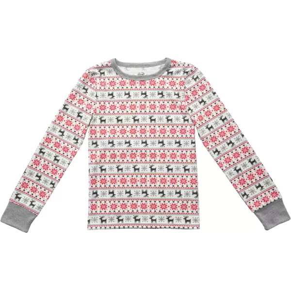 imageFruit of the Loom boys Premium Thermal Waffle Underwear SetFair Isle White