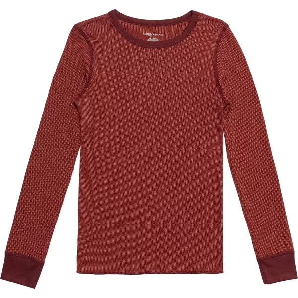 imageFruit of the Loom boys Premium Thermal Waffle Underwear SetMaroonRed
