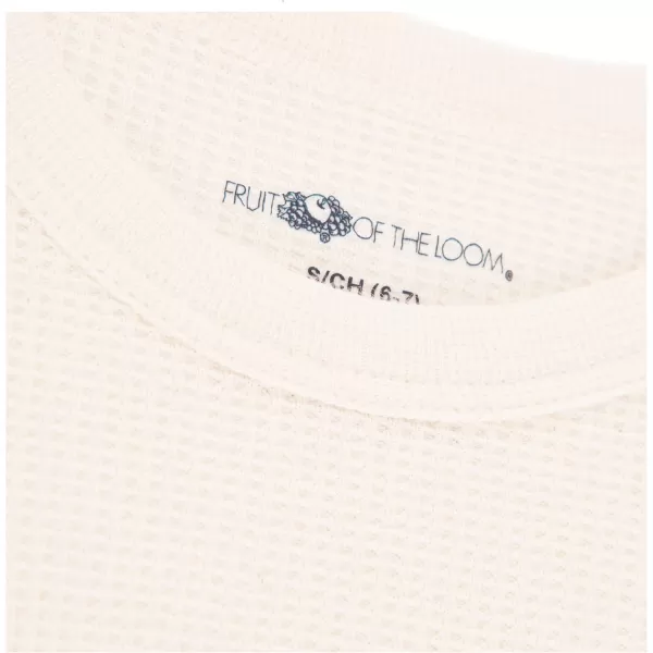 imageFruit of the Loom boys Premium Thermal Waffle Underwear SetNatural