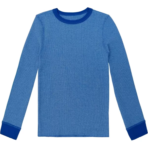 imageFruit of the Loom boys Premium Thermal Waffle Underwear SetRoyalAqua Cross Dye