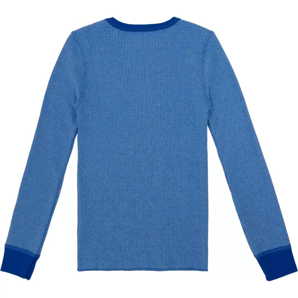 imageFruit of the Loom boys Premium Thermal Waffle Underwear SetRoyalAqua Cross Dye