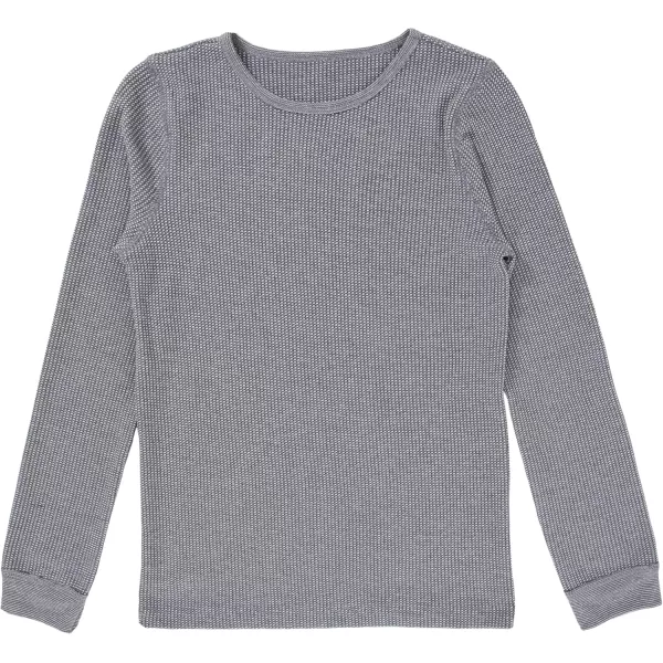 imageFruit of the Loom girls Premium Thermal Waffle Underwear SetHeather Greystone