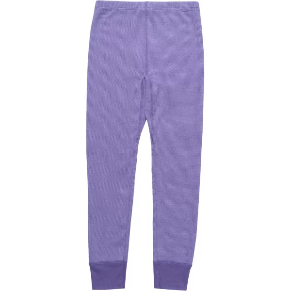 imageFruit of the Loom girls Premium Thermal Waffle Underwear SetLavenderPurple
