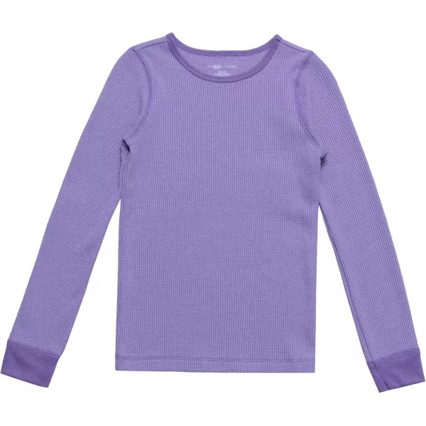 imageFruit of the Loom girls Premium Thermal Waffle Underwear SetLavenderPurple