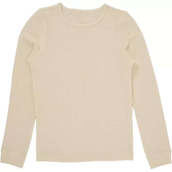 imageFruit of the Loom girls Premium Thermal Waffle Underwear SetNatural