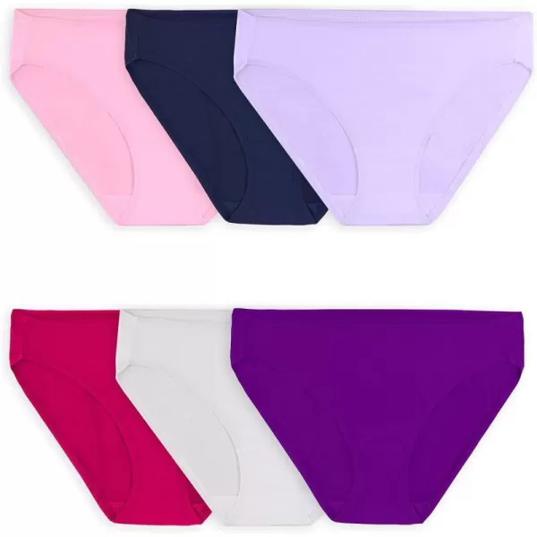 imageFruit of the Loom Womens 360 Stretch Underwear High Performance Stretch for Effortless Comfort Available in Plus SizeMicrofiber  Bikini  6 Pack  Colors May Vary