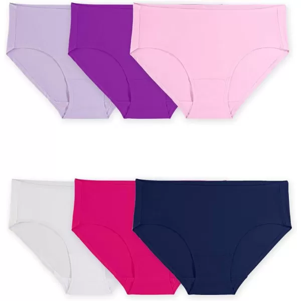imageFruit of the Loom Womens 360 Stretch Underwear High Performance Stretch for Effortless Comfort Available in Plus SizeMicrofiber  Low Rise Brief  6 Pack  Colors May Vary
