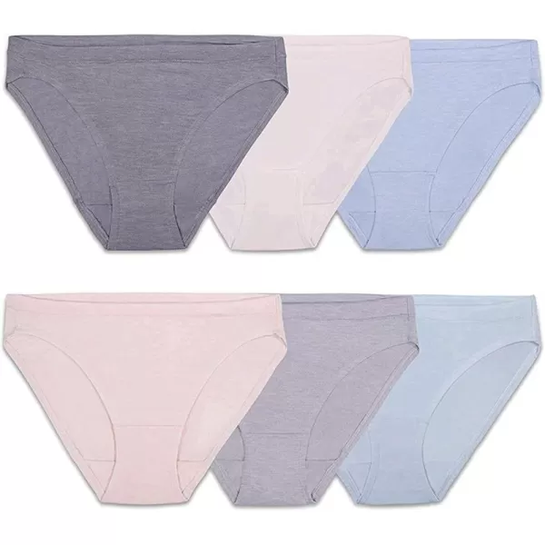imageFruit of the Loom Womens Beyondsoft Underwear Super Soft Designed with Comfort in Mind Available in Plus SizeBikini  Modal  6 Pack  Colors May Vary