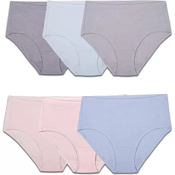 imageFruit of the Loom Womens Beyondsoft Underwear Super Soft Designed with Comfort in Mind Available in Plus SizeLow Rise Brief  Modal  6 Pack  Colors May Vary