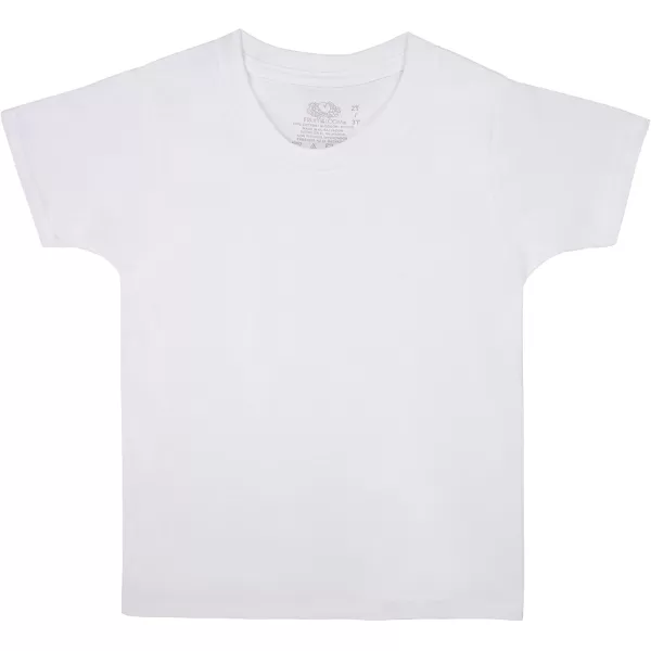 imageFruit of the Loom Boys Cotton White T ShirtT Shirt  Toddler  6 Pack  White