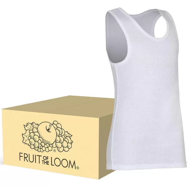 imageFruit of the Loom Boys Cotton White T ShirtTank  Boys  120  White