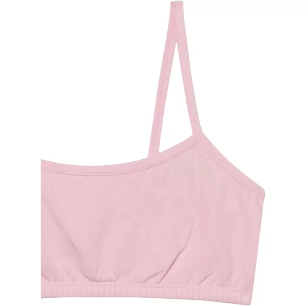 imageFruit of the Loom Girls Spaghetti Strap Sports BraBittersweet PinkHeather GreyWhite