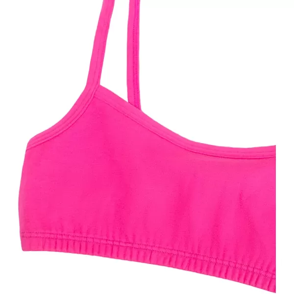 imageFruit of the Loom Girls Spaghetti Strap Sports BraBlackBlackPassion FruitPassion FruitWhiteWhite