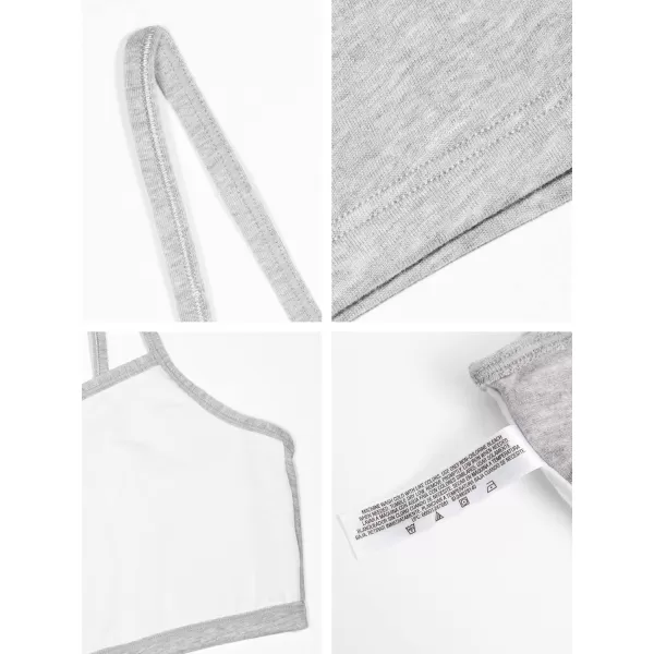 imageFruit of the Loom Girls Spaghetti Strap Sports BraBlushingGrey HeatherBlackNude