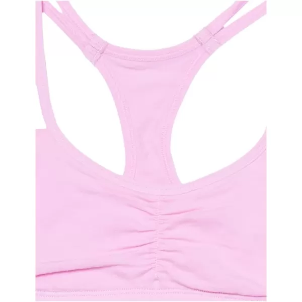 imageFruit of the Loom Girls Spaghetti Strap Sports BraDitsy BloomsWhiteLavish Lilac