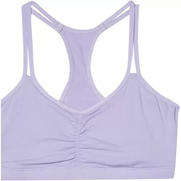 imageFruit of the Loom Girls Spaghetti Strap Sports BraEyeshadowWhiteHyacinth