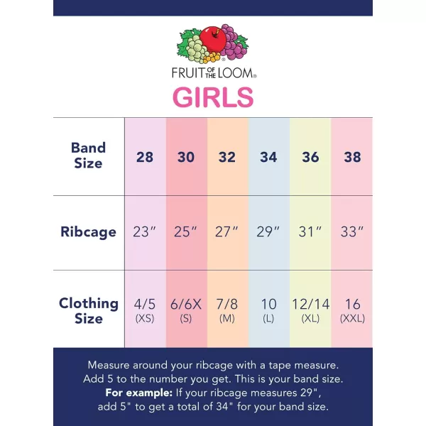 imageFruit of the Loom Girls Spaghetti Strap Sports BraLentilMangoPinkWhite