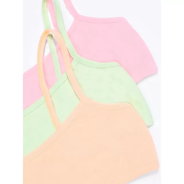 imageFruit of the Loom Girls Spaghetti Strap Sports BraLentilMangoPinkWhite