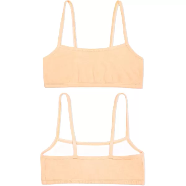imageFruit of the Loom Girls Spaghetti Strap Sports BraLentilMangoPinkWhite