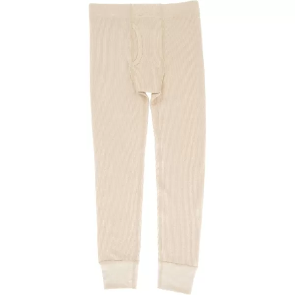 imageFruit of the Loom boys Premium 2pack Thermal Waffle BottomHeather GreystoneNatural